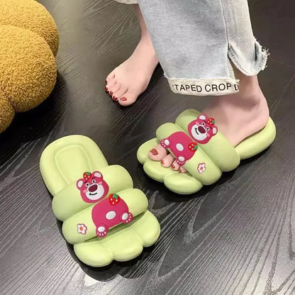 New 2025 Women's Slippers Indoor Home Bathing Anti-slip Deodorant Outdoor Wearable Slip-resistant Home Comfortable PVC Material