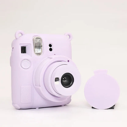 Fujifilm Mini12 Silicone Case Shockproof Drop-Proof Lightweight Soft Protector Cover Camera Body Skin Instant Camera Accessories