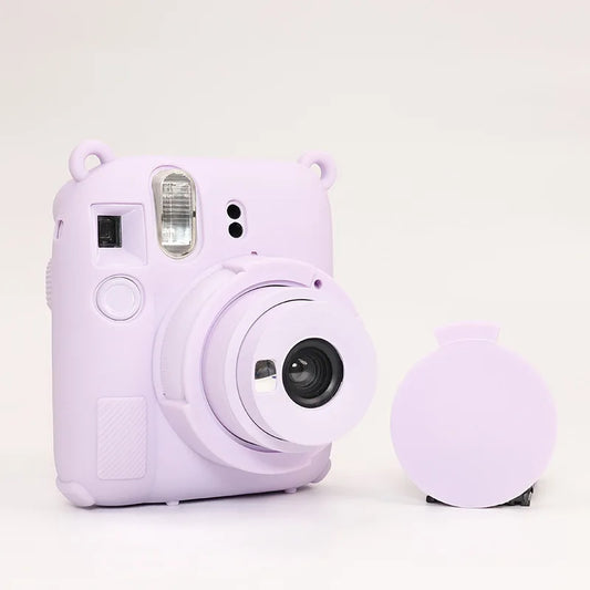 Fujifilm Mini12 Silicone Case Shockproof Drop-Proof Lightweight Soft Protector Cover Camera Body Skin Instant Camera Accessories