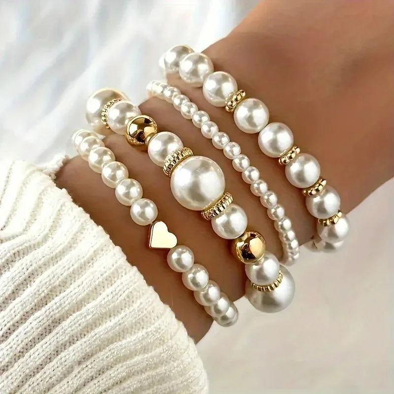 3 Pcs/set Geometric Twisted Lines Irregular Shaped Open Cuff Bracelet and Bangle Set for Women Punk Exaggerated Style Accessor