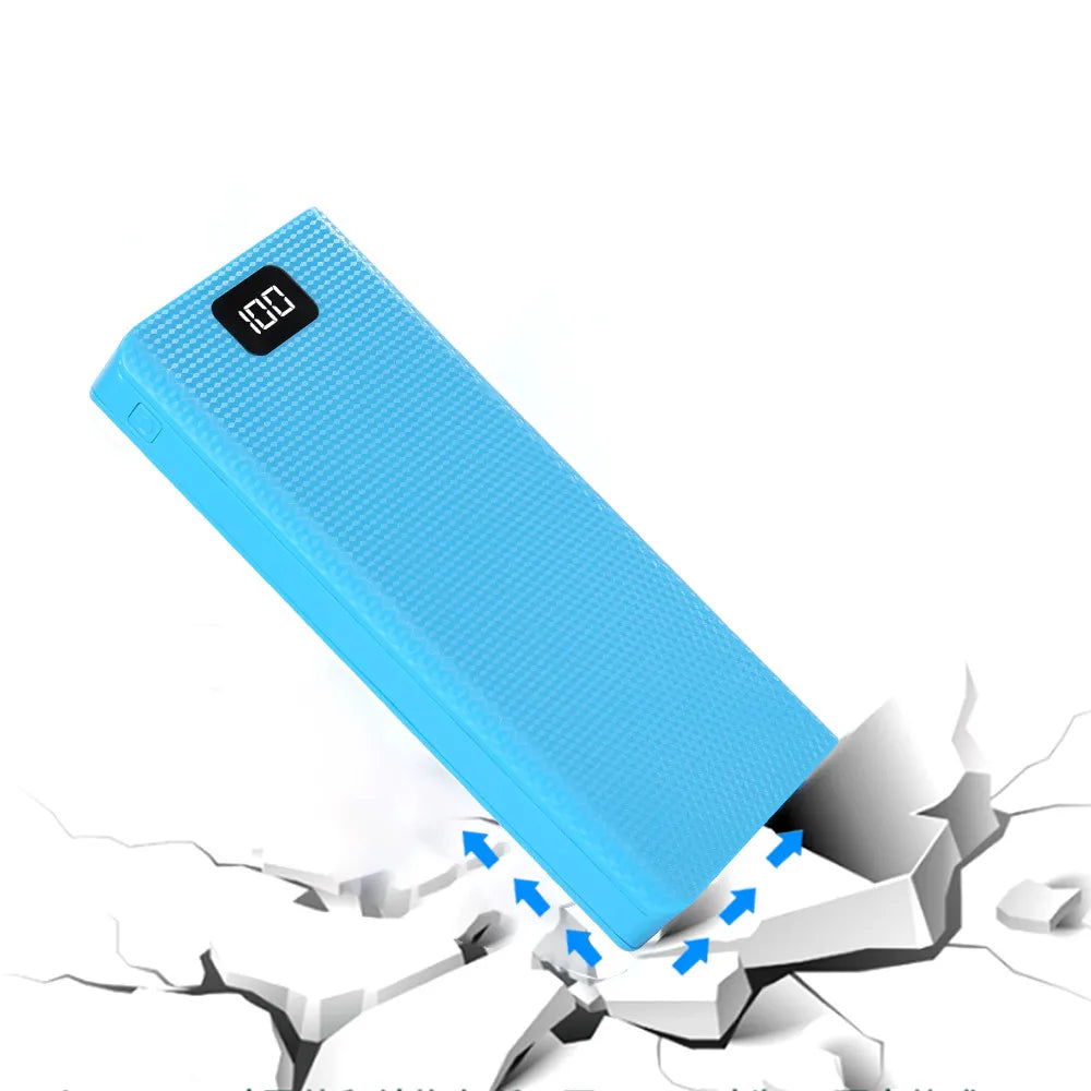 DIY 18650 Power Bank Case External 5V USB Type C Battery Charge Storage Box Shell Without Battery For iPhone Xiaomi Huawei