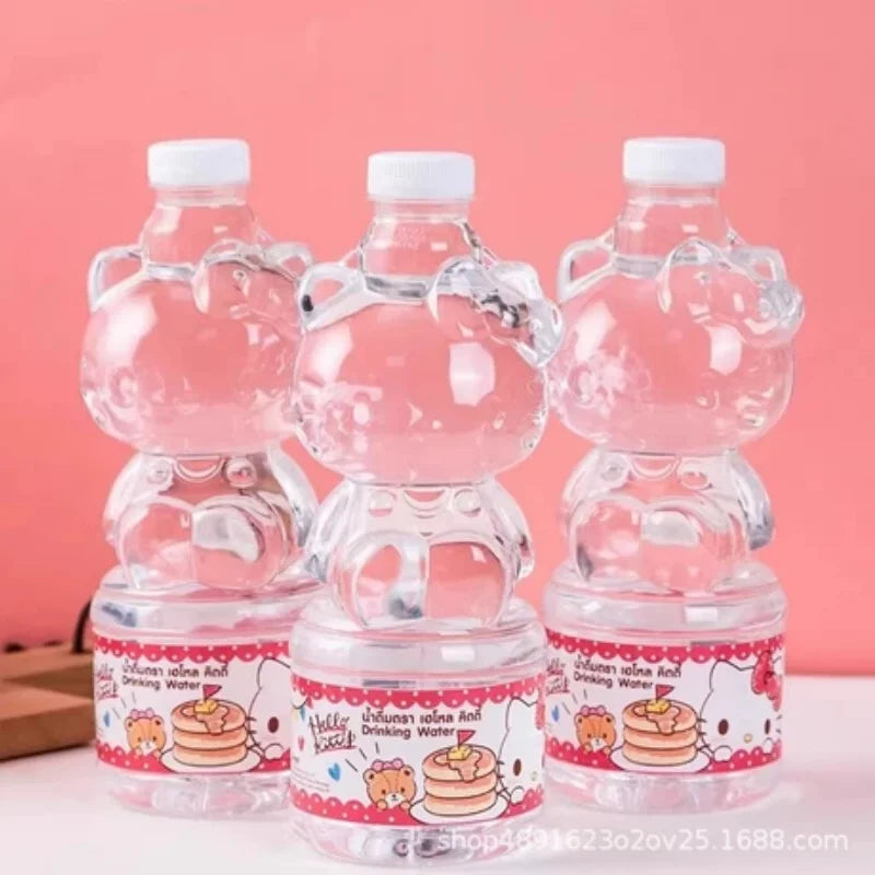 Hello Kitty Water Bottle Cute Anime Versatile Kt Women Accessories Home Supplies Desktop Accessories Kawaii Girl Gift Wholesale
