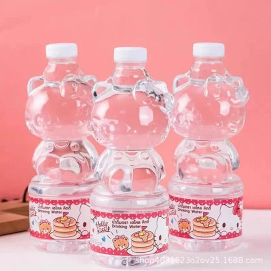 Hello Kitty Water Bottle Cute Anime Versatile Kt Women Accessories Home Supplies Desktop Accessories Kawaii Girl Gift Wholesale