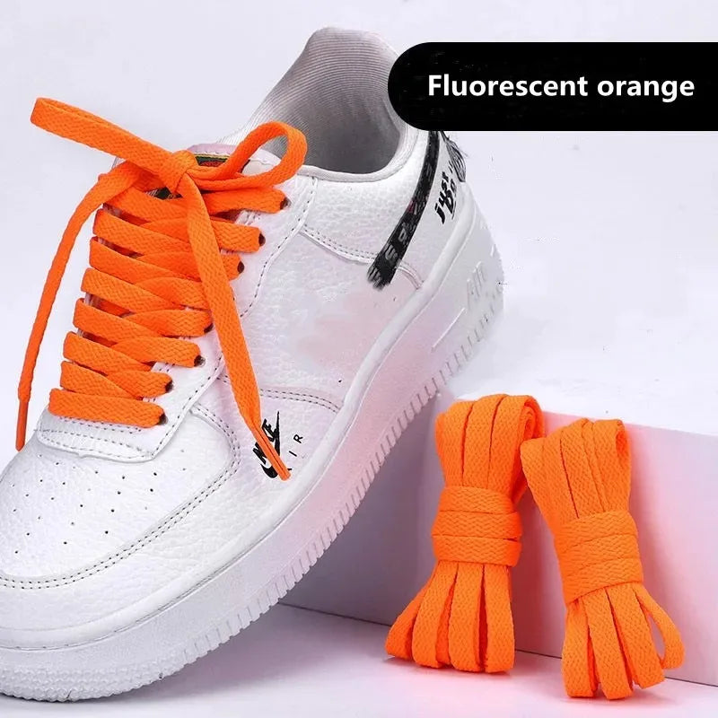 1 pair flat shoes Solid color shoelaces Canvas shoes sports and leisure shoelaces length 100/120/140/160/180cm Shoe accessories