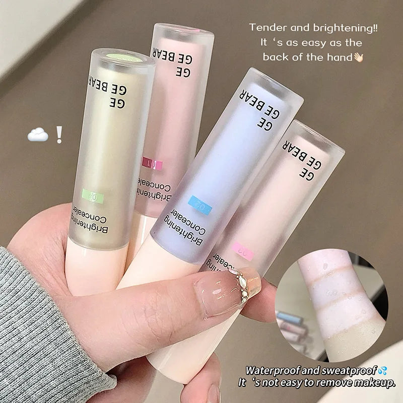Gege Bear Brightening Concealer Moisturizing Brightens Dullness Covers Dark Circles and Tear Grooves
