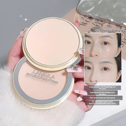 Matte Soft-Focus Setting Powder Touch-up & Setting Concealing Oil-control Waterproof & Sweatproof Long-lasting Makeup