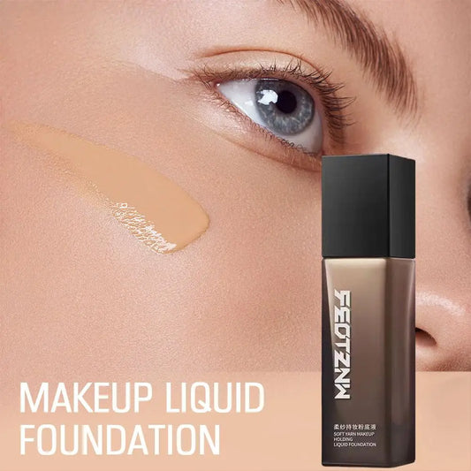 Liquid Foundation Naturally Covers Soft Matte Foundation Base Makeup Moisturizing Concealer CC Cream Makeup Foundation