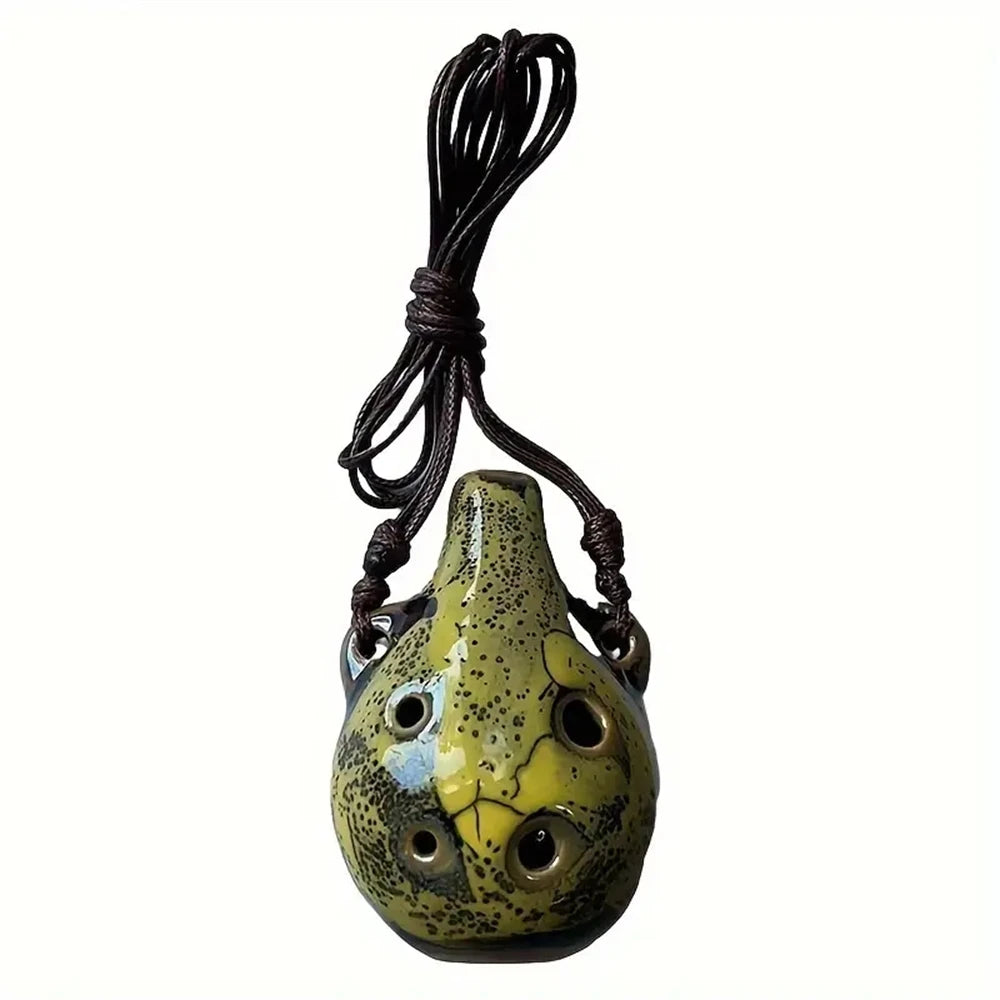 6 Hole Ceramic Mini Ocarina Ceramic Crafts Musical Instruments