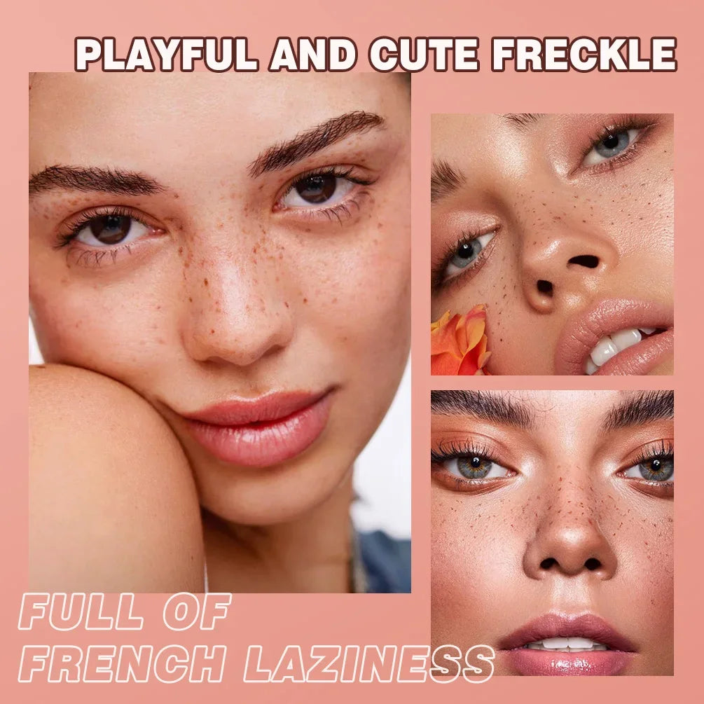 Liquid Air Cushion Freckle Stamp Pen Five-point Head Freckle Natural Simulation Fake Dot Spot Pen Waterproof Lasting Makeup