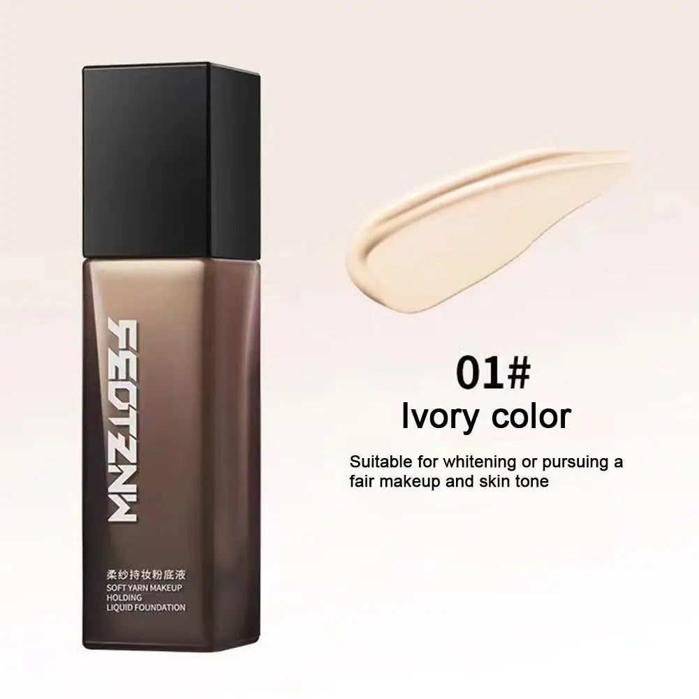 Liquid Foundation Naturally Covers Soft Matte Foundation Base Makeup Moisturizing Concealer CC Cream Makeup Foundation