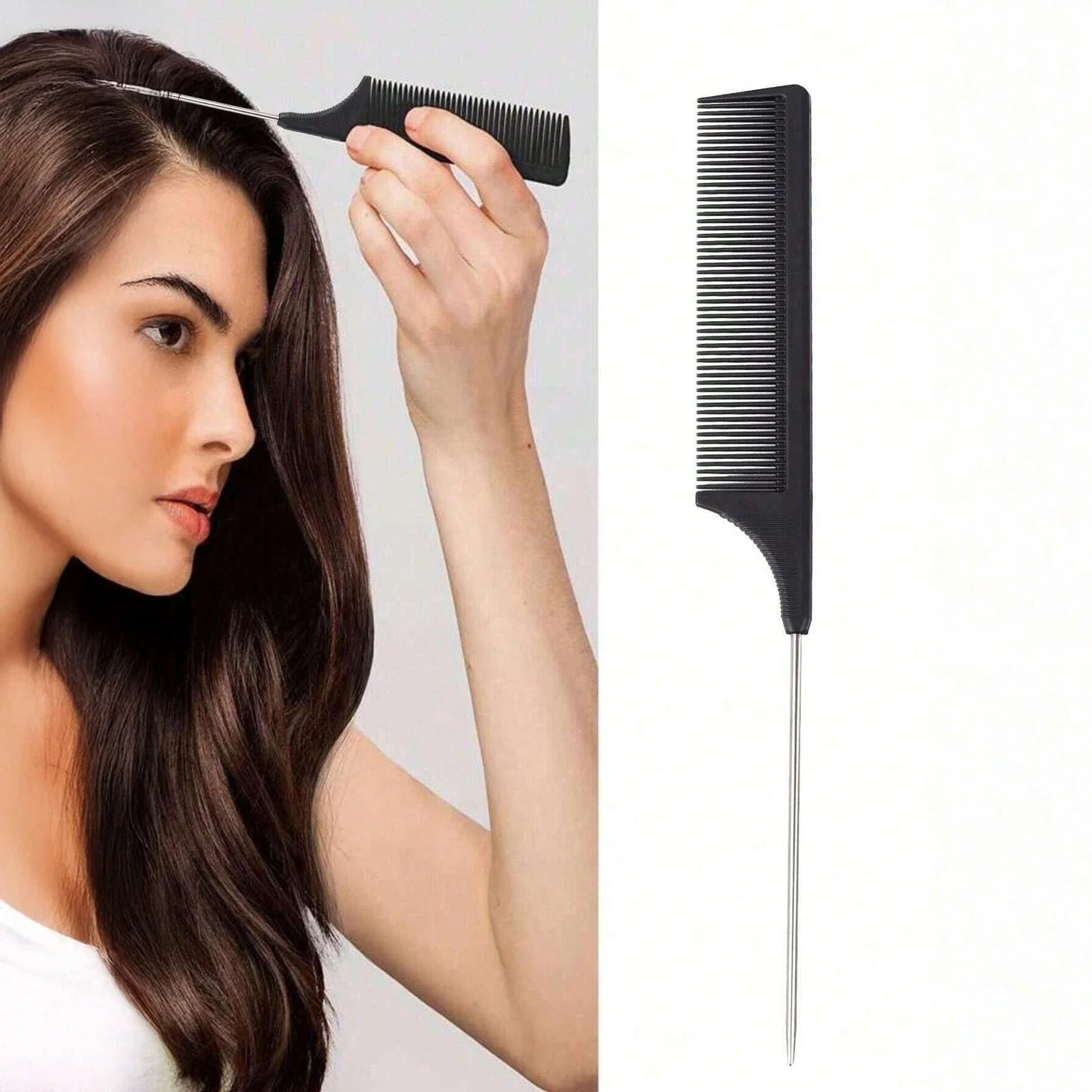 10pcs comb Brush Set Getting Shine and Makes Hair Smooth, Curly Hair Brush for Adult & Kids Wet or Dry Hair
