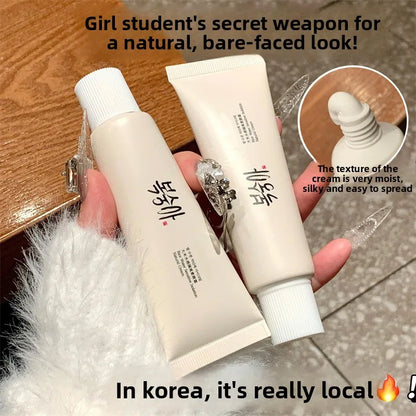 Korean Rice Extract Cream Spf50+ Hydrate Moisturizing Improve Dullness Even Out Brighten Skin Tone Last Light-feeling Concealer