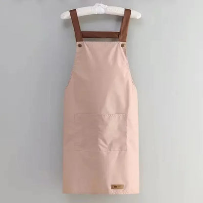 Kitchen Household waterproof and antifouling large pocket hotel restaurant coffee shop food Western pastry work clothes apron
