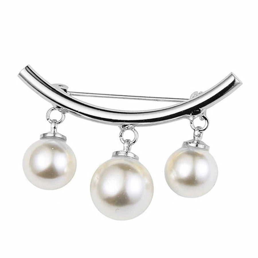 Luxury Rhinestones Flowers Imitation Pearl Brooches for Women Suit Coat Brooch Pins Corsage Elegant Jewelry Gift Accessories