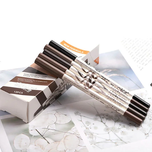 5 Colors Makeup Eyebrow Pencil Eyebrow Marker Waterproof Eyebrow Tattoo For Eyebrows Enhancer Dye Tint Pen Long Lasting
