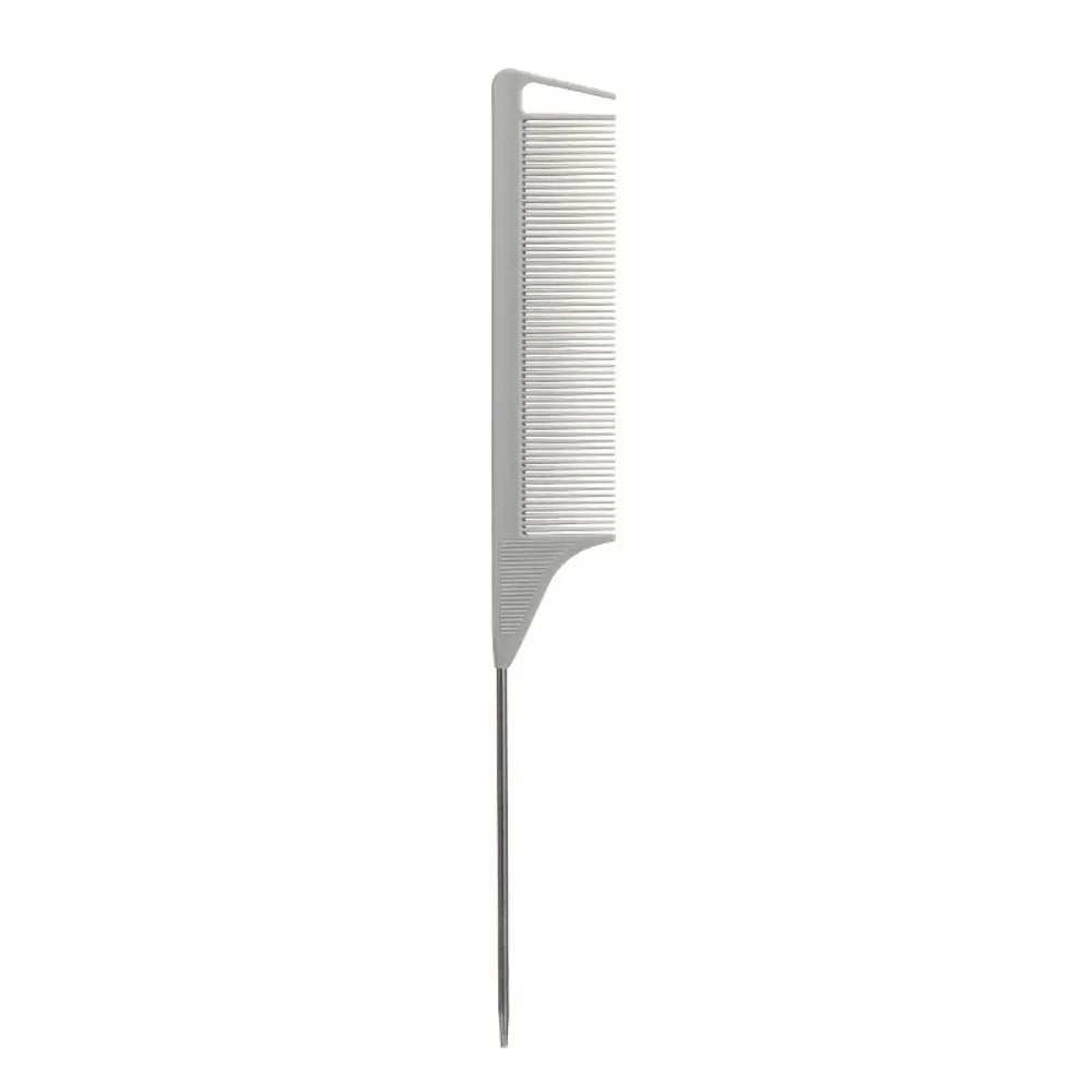 Anti-static Pointed Tail Hair Styling Comb Fine Tooth Barber Accessories Steel Tip Tail Comb Salon Steel Needle Pin Tip Brush