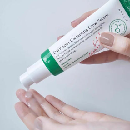 AXIS-Y Dark Spot Correcting Glow Serum Lightens Pigmentation Spots Facial Dark Spots Remover 5% Niacinamide Essence Skin Care