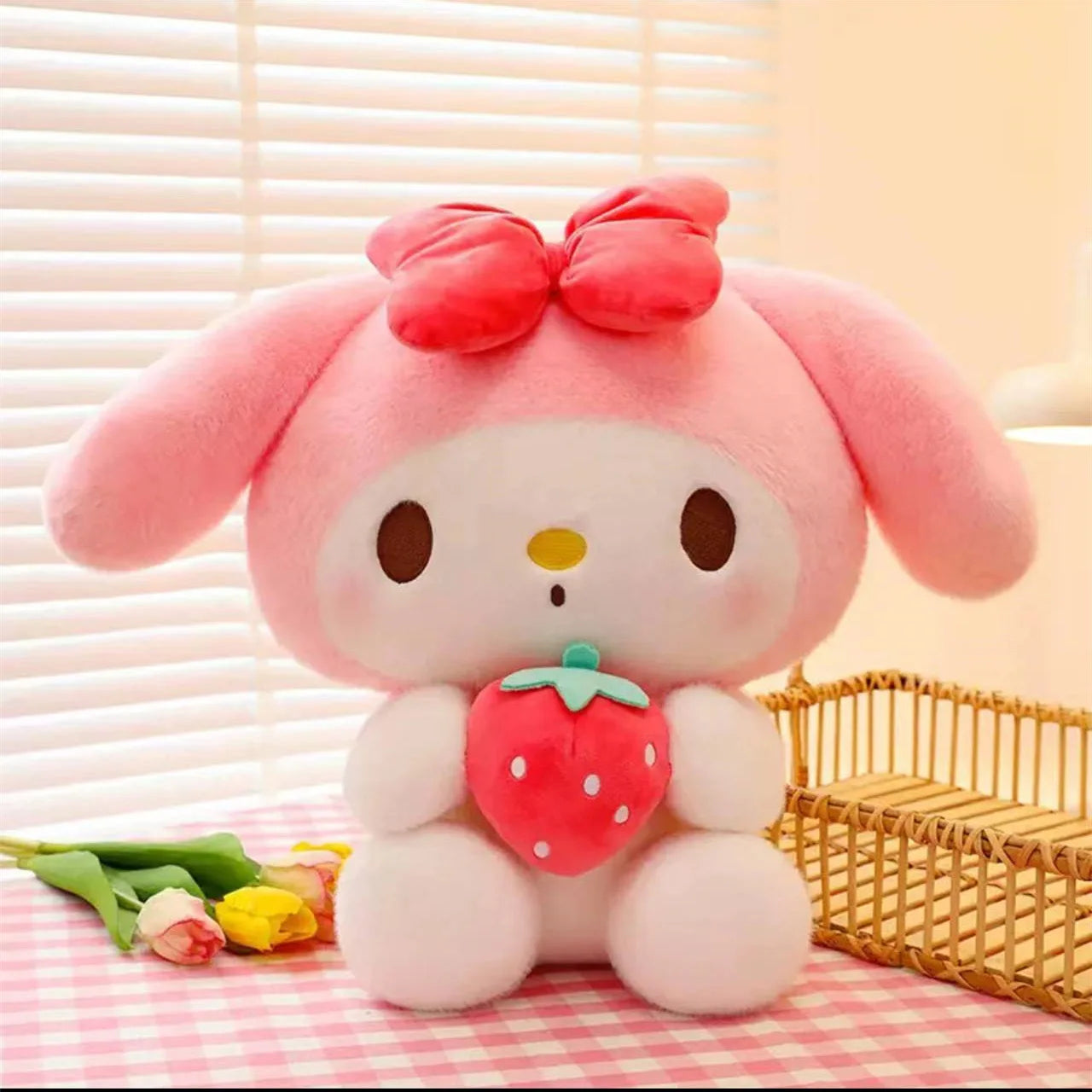 *New Kawaii 25cm Sanrio Plush Toy Jade Dog Kuromi Dressing Doll Doll Plush Toy Stuffed Animal Patung Dolls Birthday Gift