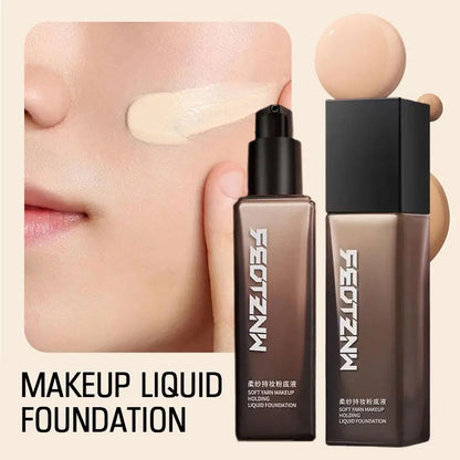 Liquid Foundation Naturally Covers Soft Matte Foundation Base Makeup Moisturizing Concealer CC Cream Makeup Foundation