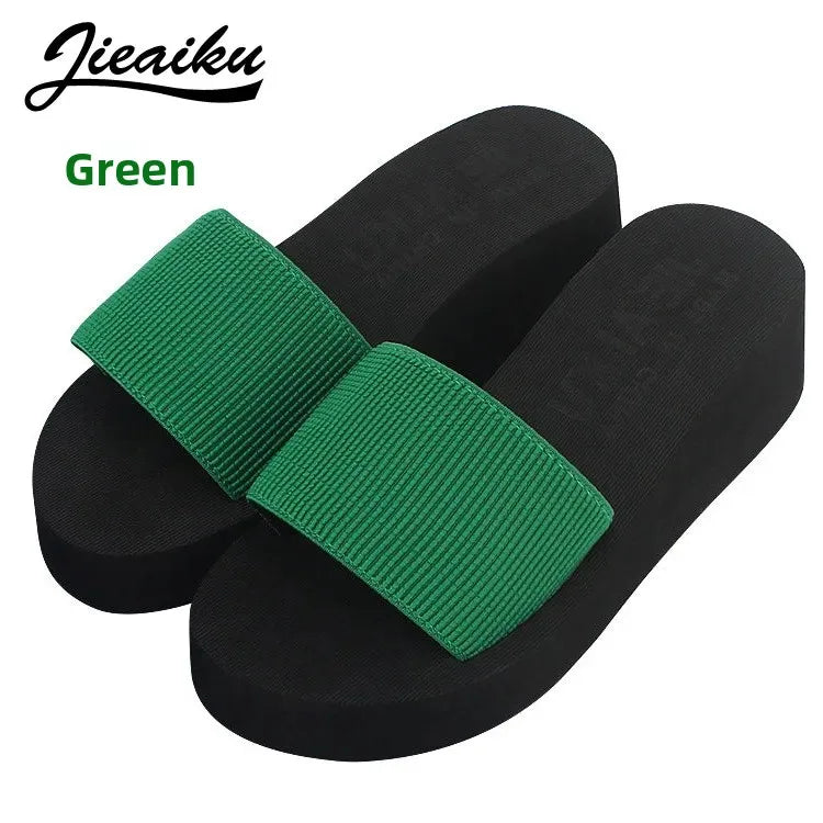 ChoiceHot Sale Of The Season New Summer Thick Bottom Anti-Slip Beach Sandals Women's Fashion Slippers Comfortable EVA Material S