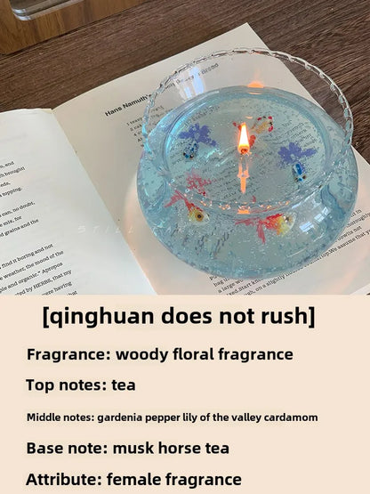 [Bubble Fish Tank] Niche Premium Atmosphere Goldfish Scented Candles Home Bedroom Birthday Gift