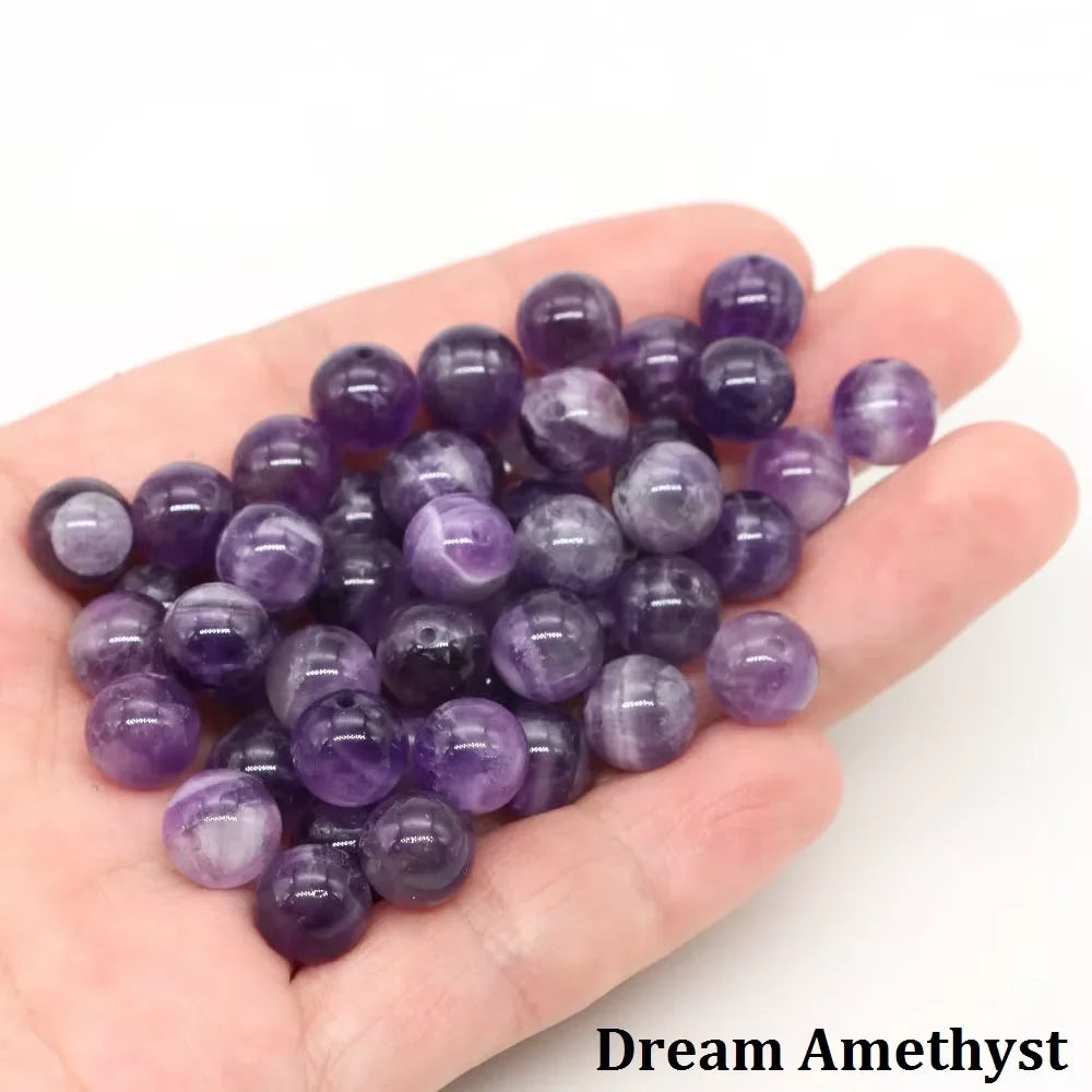 4 6 8 10mm Natural Black Tourmaline Beads Round Smooth Loose Stone Bead For Jewelry Making Diy Bracelet Necklace Accessories