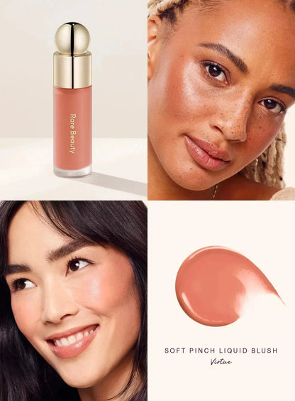 Rare Beauty Lipstick Blush Highlighter Cosmetics Moisturizing Long-Lasting Inspiring Hope Honesty Happiness Joy Makeup with Box