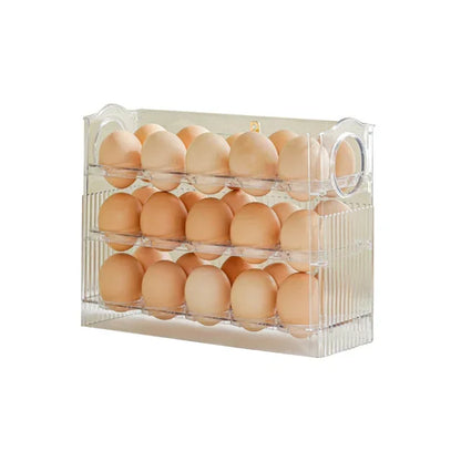Egg Storage Box Side Door of Refrigerator Storage Organizer Kitchen Reversible Special Egg Storage Tray Kitchen Accessories