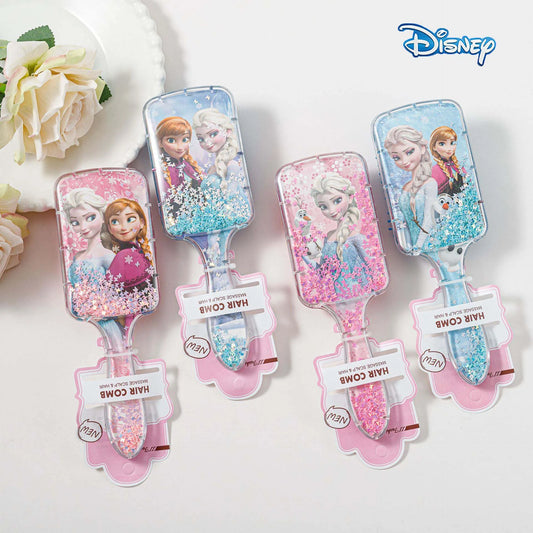Disney Frozen Elsa Minnie Mickey Mouse Air Cushion Massage Combs Children Comb Hair Brush Hairdressing Tool Girls Christmas Gift
