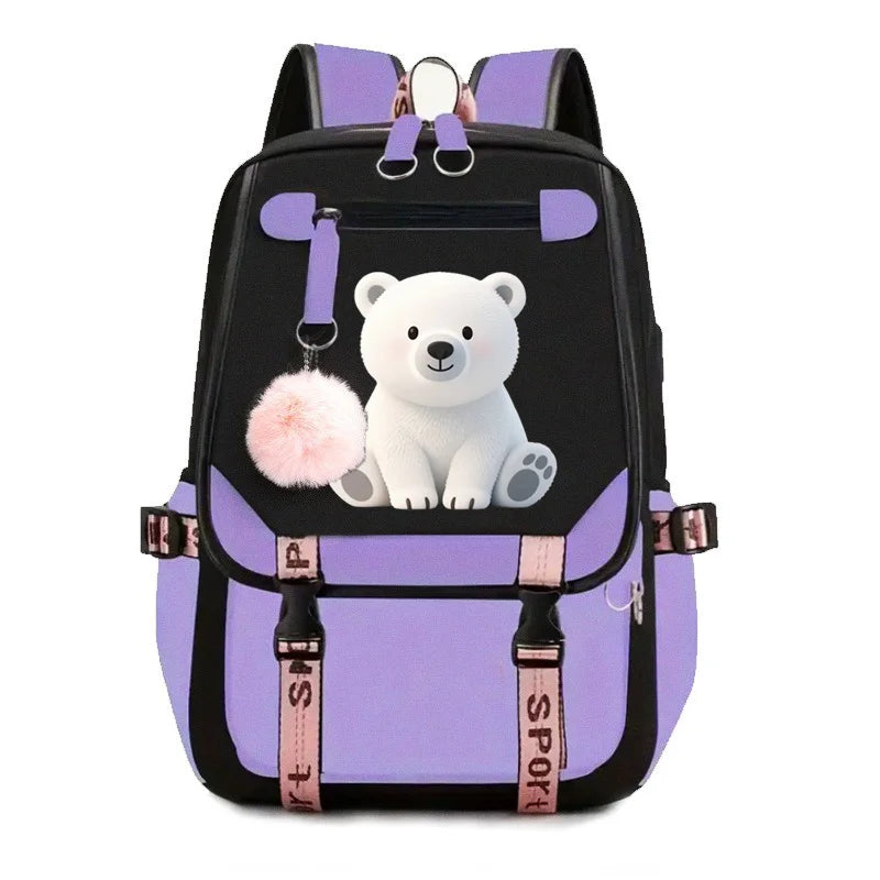Large Laptop Backpack High Quality Versatile Schoolbag for Middle School College Teenagers Stylish Student Travel Daybag