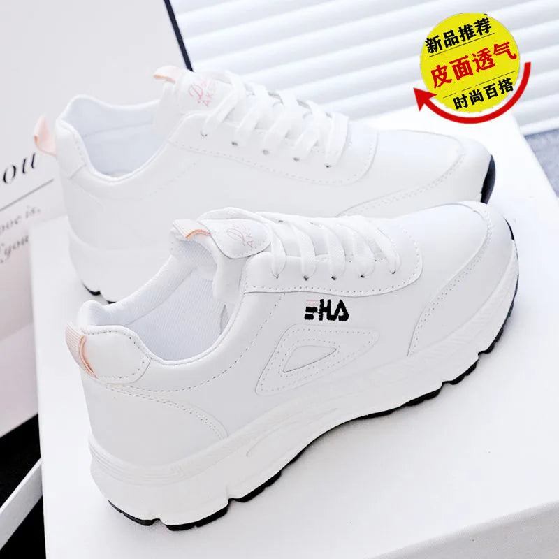 Casual Unisex Low-Top Sneakers Breathable Mesh Lining Lightweight Anti-Slip Rubber Sole EVA Midsole Synthetic Leather Upgrade...