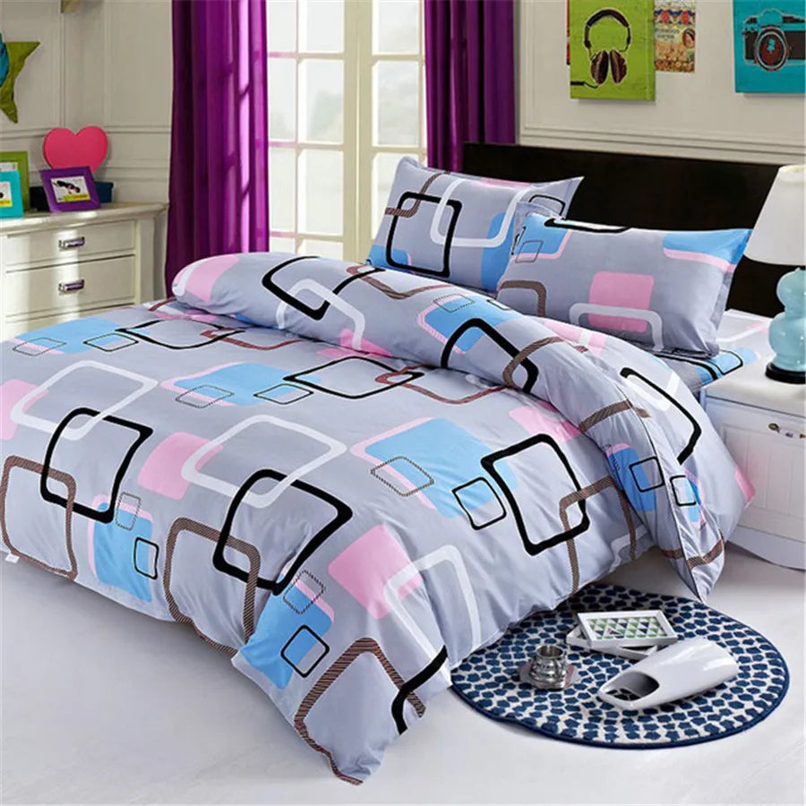 Multi-size Sheet Duvet Cover Pillowcase  Home Textile Bedding Single Piece Bedding Single Person Double Quilt Cover