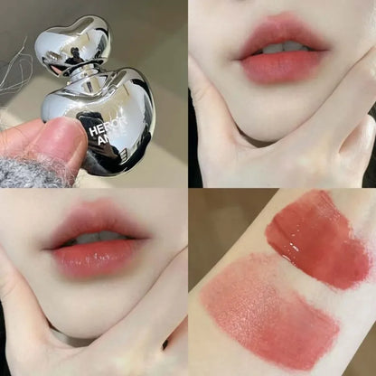6-Color Lasting Matte Lip Gloss Non-Stick Cup Velvet Smooth Pomegranate Color Plump Lips Waterproof Smudge-proof Lipglaze Makeup