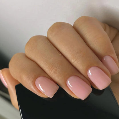 24PCS stiletto false nail tips Mid-length Gradients press on nails wearable full cover fashion false fingernails patch for girls