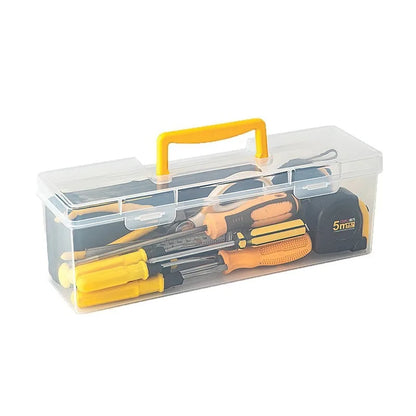 1/7pcs Tool Parts Storage Box , Multi-Compartment Transparent Organizer for Home Use, Portable Sorting Box for Screws, Wrenches