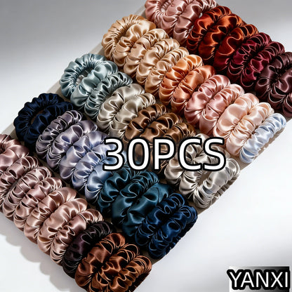 100/60/30/3/6pcs Multi Color Set Fashion Women's Small Intestine Hair ties Release scrunchies headwear scrunchy Accessories