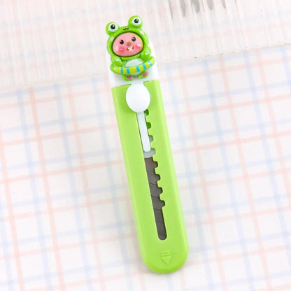1 Piece Lytwtw's Cartoon Capybara  Art Cutter Utility Knife Mini Student Art DIY Tools Creative Stationery School Supplies