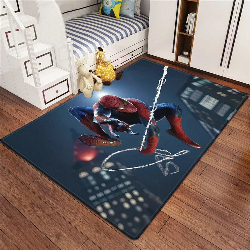 Marvel Series Customizable Carpets for Home Decor - Ideal for Bedrooms Living Rooms Sofas Camping Picnics Children's Rooms