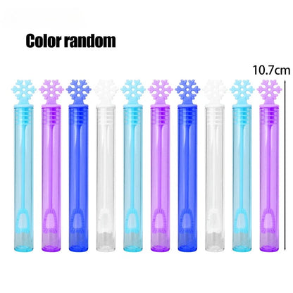 100/10PCS Colorful Bubble Soap Bottles 5 Holes Wand Tube Bubble Empty Soap Bottles Tube Wedding Gifts Birthday Party Decoration