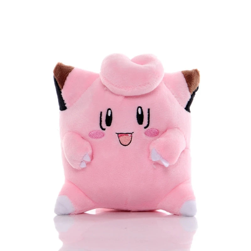 Pokemon Pink Series Plush Pikachu Cleffa Jigglypuff Mew Sylveon Chansey Stuffed Doll Kids Christmas Gifts Toys Hobbies