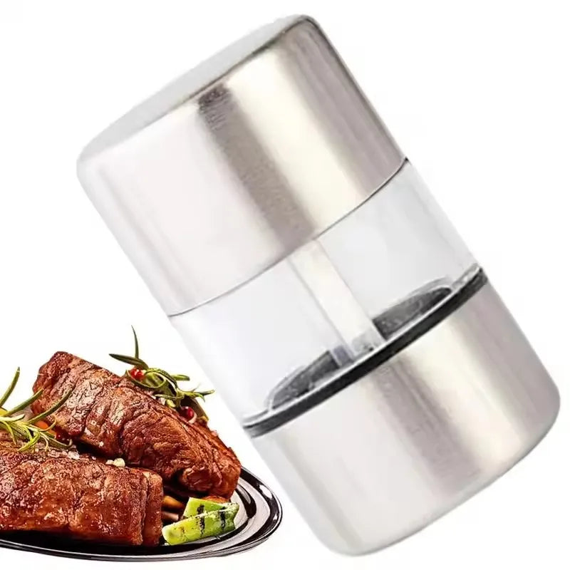 Mini Manual Salt Pepper Grinder For Camping Stainless Steel Spice Herb Grinder Mills For Herb Pepper Kicthen Tools