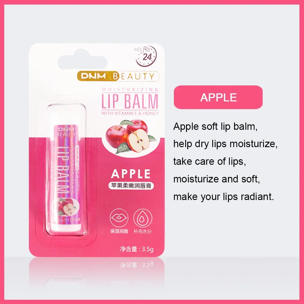 Fresh Fruit Lip Balm Lip Oil Moisturizing Clear Transparent Lipstick Long Lasting Hydrating Lipgloss Cosmetic Lip Gloss Base Gel