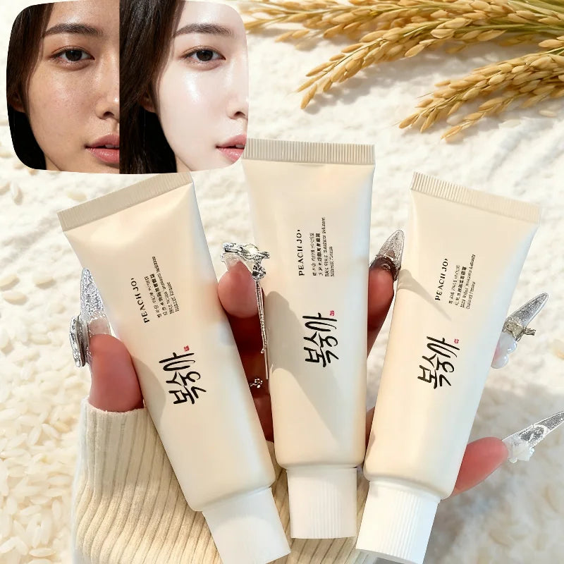 Rice Moisturizing Primer Face Brightening For A Long-lasting Natural Finish Korean Makeup Nourishes Skin Conceals Bare FaceCream