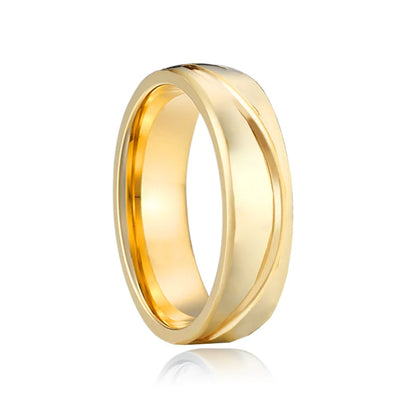 Couple Wedding Rings For Men Lover's Alliance Male Female Ringe Anniversary Stainless Steel Jewelry Ring Woman Gold Color