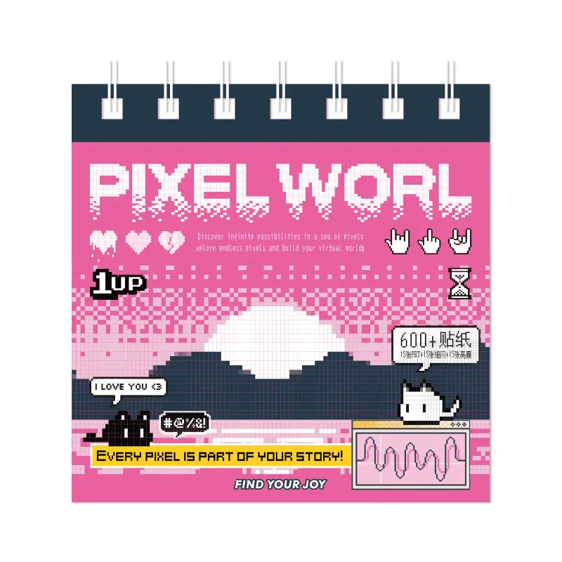 MINKYS Kawaii 45 sheets DIY Decorative Sticker Book Journal Material Kpop Stickers Kids Gift School Stationery