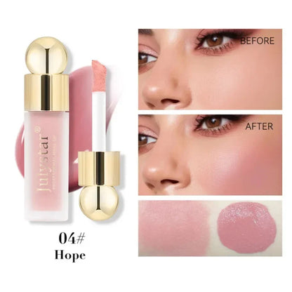 Natural Blusher Cute Korean Makeup for Women Liquid Blush Waterproof Multi-purpose Facial Nourishing Blush Stick Cheek