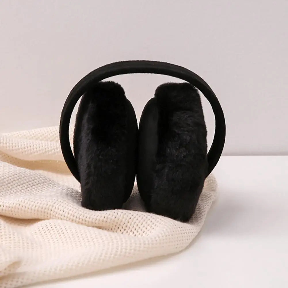 2024 Winter Women Earmuffs Folding Winter Warm Earmuffs Fashion Solid Color Earflap Outdoor Cold Plush Ear Warmer
