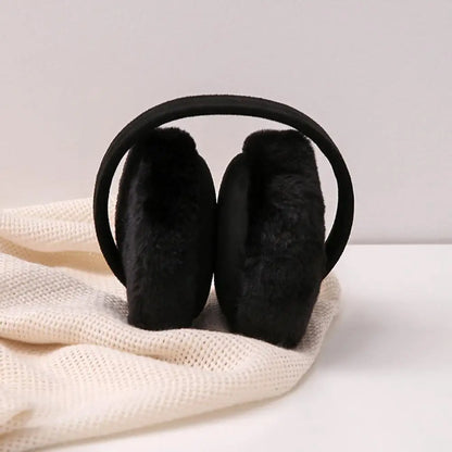 2024 Winter Women Earmuffs Folding Winter Warm Earmuffs Fashion Solid Color Earflap Outdoor Cold Plush Ear Warmer