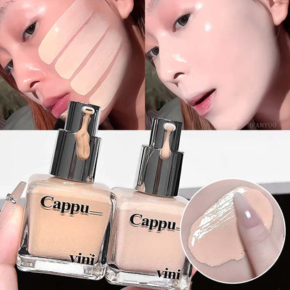 Clear Liquid Foundation Oil Control Moisturizing Full Coverage Concealer Long-lasting Waterproof Nourishing Brightening Makeup