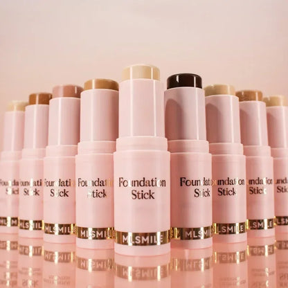 Face Makeup Stick Foundation Cream 6 Color Moisturizing Full Coverage Dark Skin Tone Natural Matte Concealer Professional Makeup